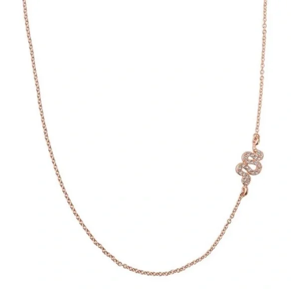 Stella & Dot | Delicate Dainty Rose Gold Sidewinder Snake Necklace Retir… - Picture 7 of 12